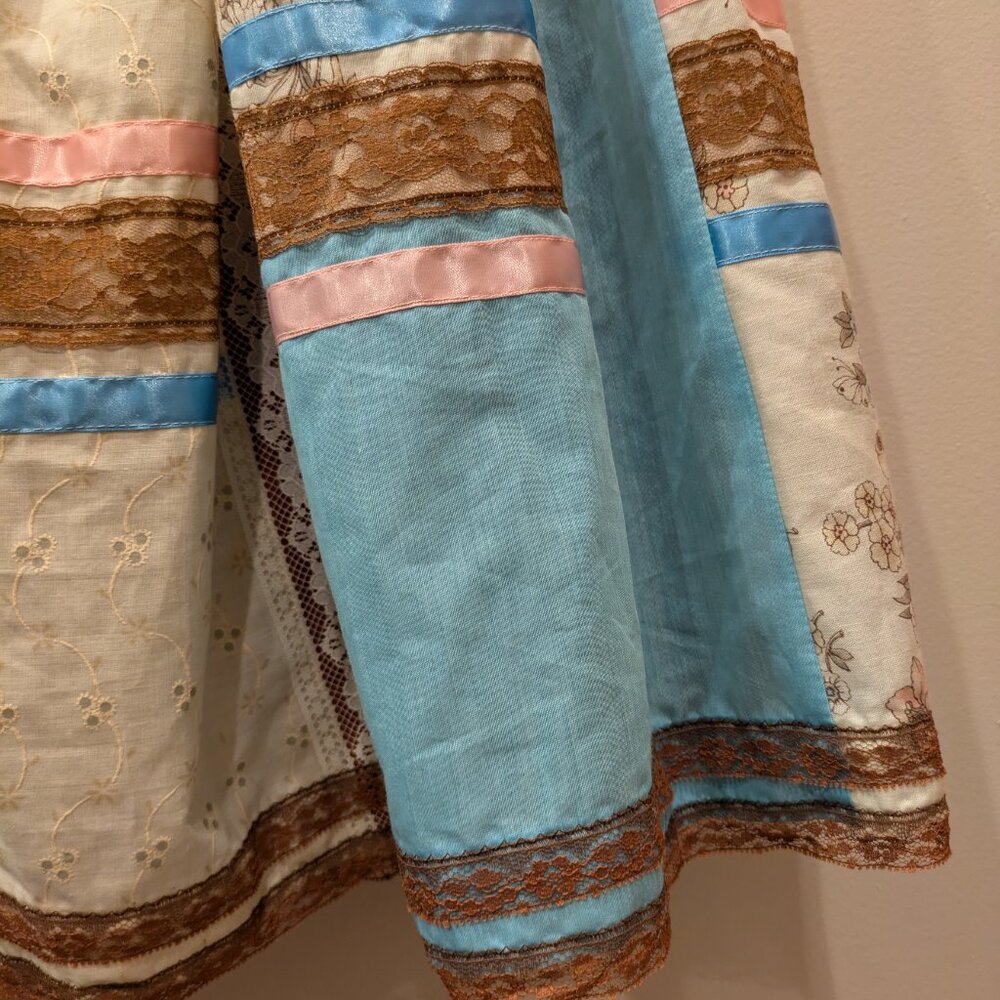 Cottage Core Patchwork Skirt(hand sewn) - Picture 4 of 10